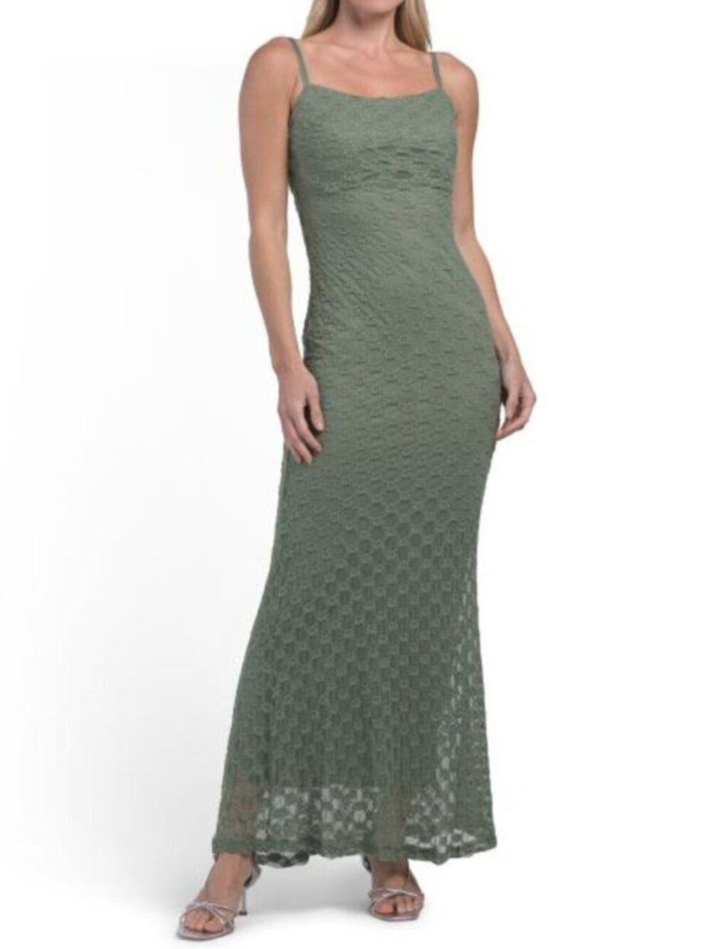 THIRTY THIRTY Sleeveless Mesh Lace Dress